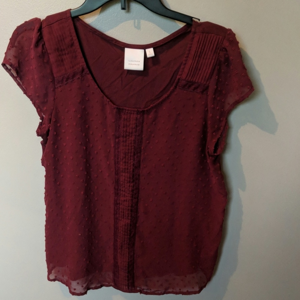 Maroon summer top
